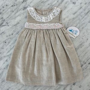 Luli & Me Baby Boys Overall Bubble - Gingham - Yellow